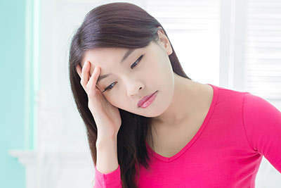 女性白癜风患者